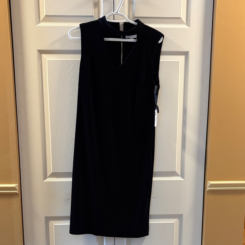 NWT Calvin Klein Velvet Dress